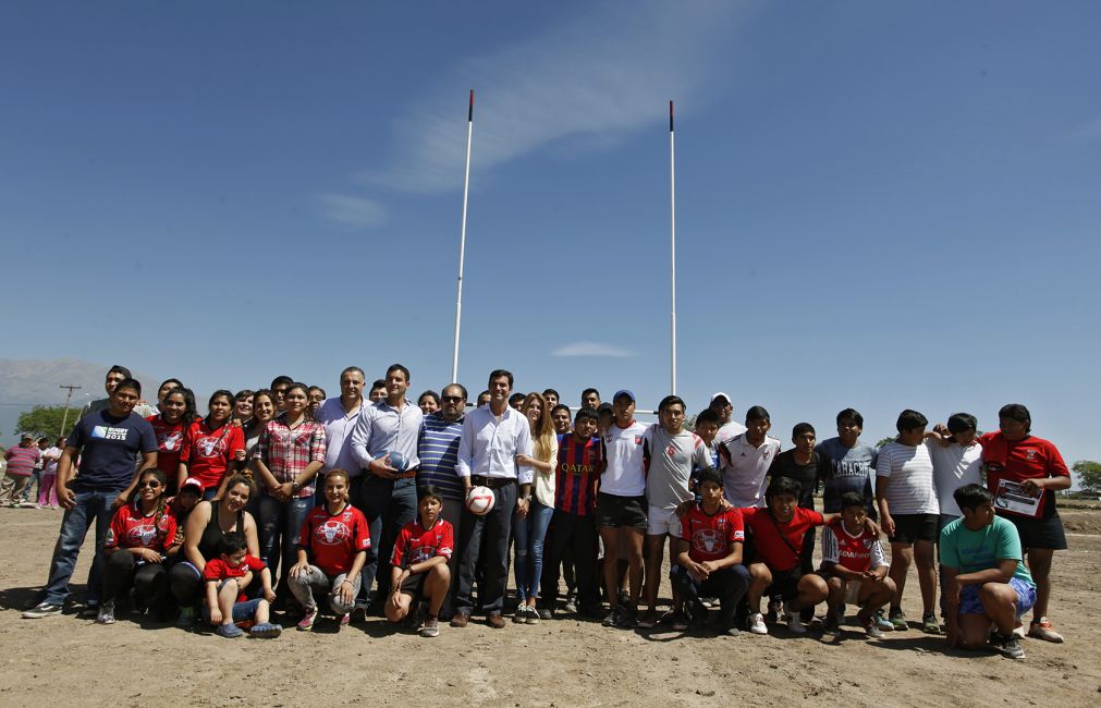 Inauguraron la primera cancha de rugby del Valle de Lerma